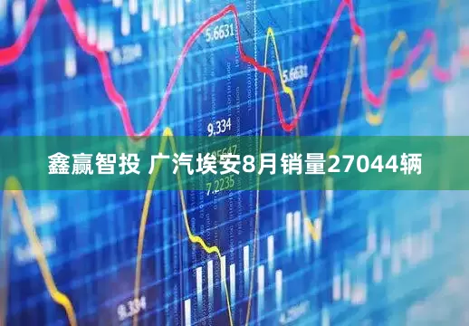 鑫赢智投 广汽埃安8月销量27044辆